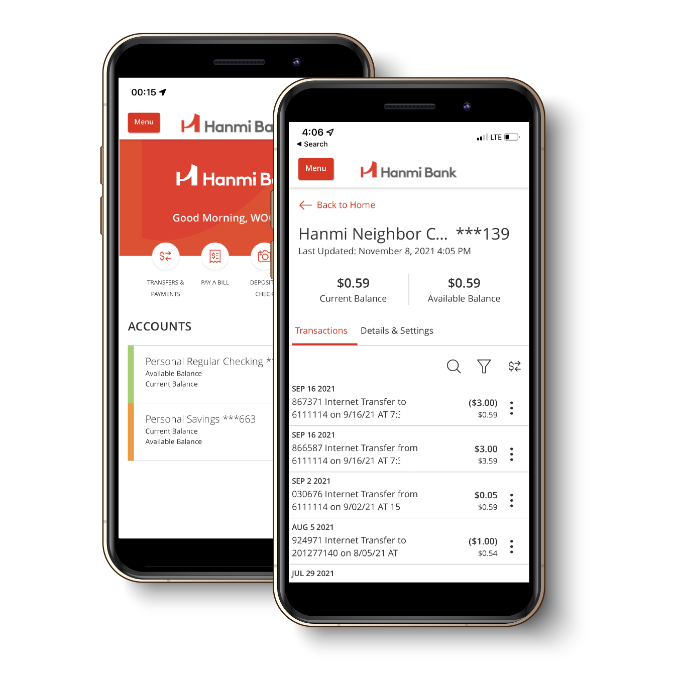 Personal Online & Mobile Banking Hanmi Bank